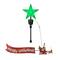 Mr. Christmas Animated Grinch Sleigh Tree Topper with Banner